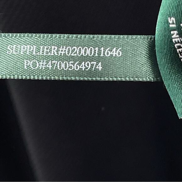 Lauren Ralph Lauren Black Silver Zipper Mock Neck Sleeveless Fitted Dress Size S - Picture 8 of 11